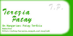 terezia patay business card